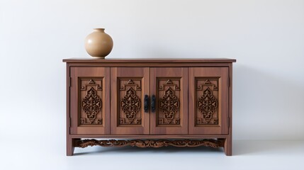 Minimalist Thai Wooden Cabinet