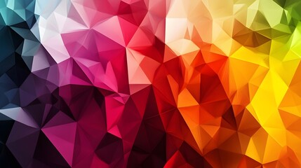 Fototapeta premium Abstract Colorful Geometric Polygonal Background