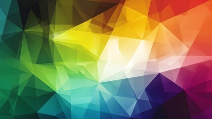 Obraz premium Abstract Colorful Geometric Background with Low Poly Style