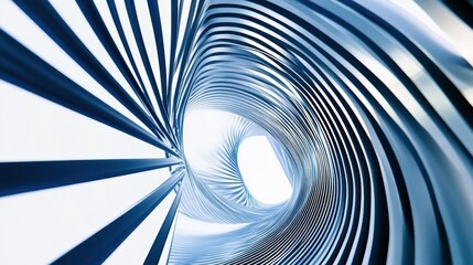 Naklejka premium Abstract Spiral Tunnel