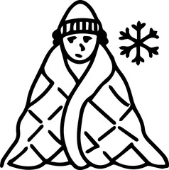 Cozy Winter Line Art Icons