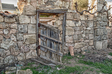 Old building, abandoned architecture.