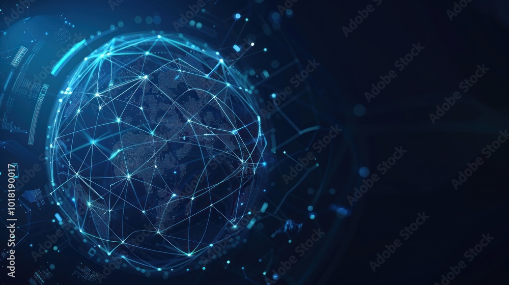 Poster global network and connection