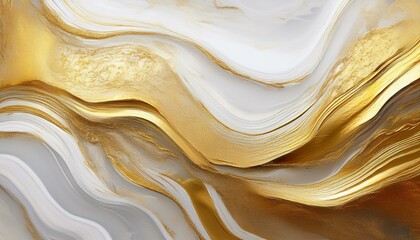 Obraz premium White and gold background texture hand drawn