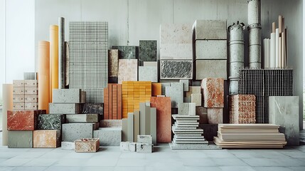 Concrete and Stone Building Materials Textures and Patterns