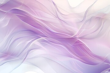 Obraz premium Soft flowing abstract texture in pastel purple and white, ideal for elegant designs and backgrounds