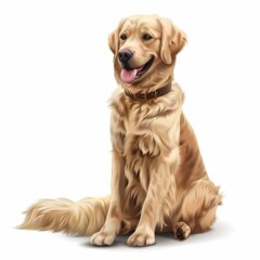 Cute funny cartoon dogs, 3d realistic puppy pet pictogram, dogs set on white background