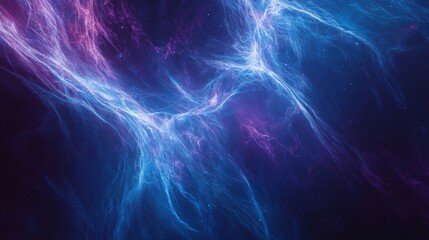 Fototapeta premium Abstract Blue and Purple Lightning Pattern