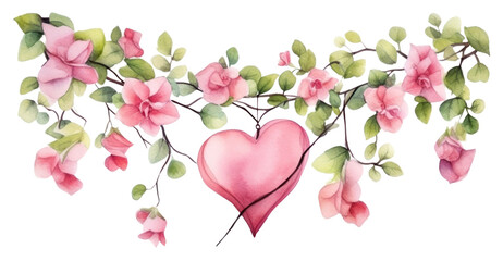 PNG Roses and heart flower plant petal.