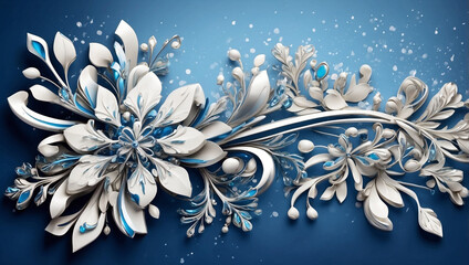 PNG Snowflake Blue Celebration Decoration