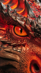 Red dragon eye