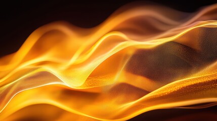 Fototapeta premium The Flowing Waves of Fire
