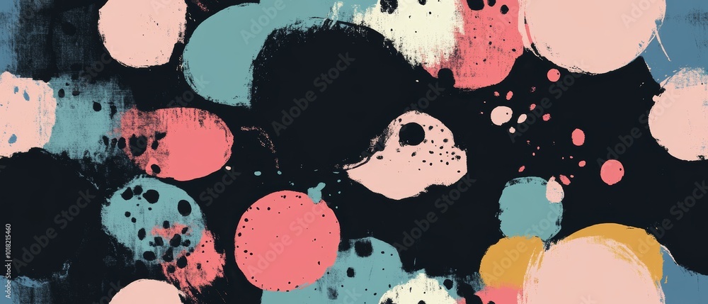 Aufkleber abstract pattern background featuring a gradient of warm colors, transitioning smoothly from pink to