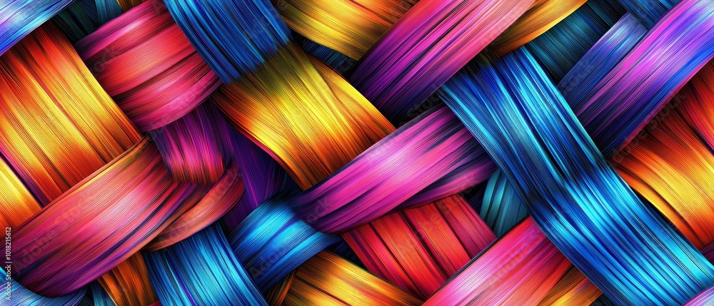 Poster abstract pattern background featuring a gradient of warm colors, transitioning smoothly from pink to