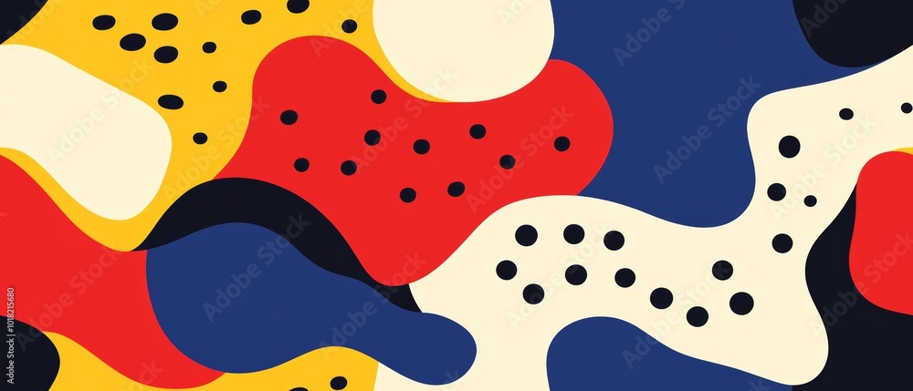 Poster abstract pattern background featuring a gradient of warm colors, transitioning smoothly from pink to