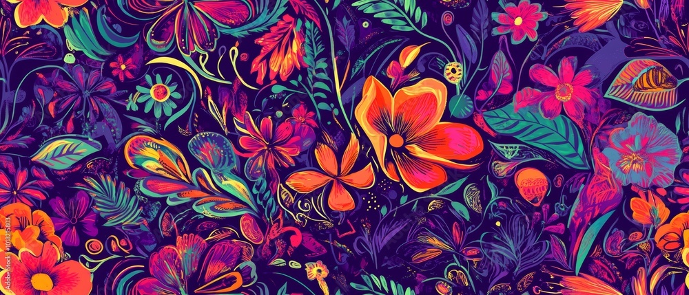 Poster abstract pattern background featuring a gradient of warm colors, transitioning smoothly from pink to