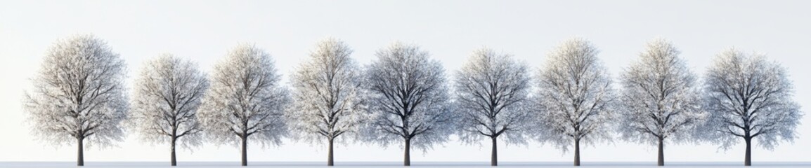 This is an isolated winter conifer tree that is best used for skyline backgrounds.