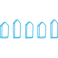  Business infographics icons with different diagram vector illustration. Abstract data visualization, marketing charts and graphs. Business statistics, planning and analytics, forecasting growth rates