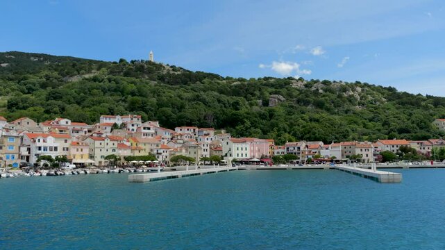 Small town in Croatia Baska European holidays