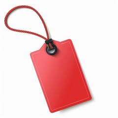 Price tag, label icon, paper price, blank product labels symbol, empty cardboard price label, sale mockup