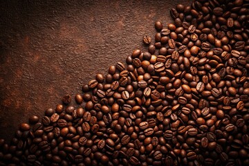Minimalist rich coffee background with deep dark brown color and smooth velvety texture perfect for warm and inviting look