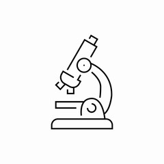 medical microscope icon sign vector