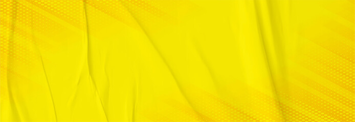 Abstract Yellow Banner Background