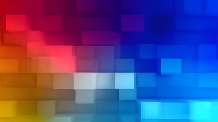 Fototapeta premium Abstract Colorful Gradient Squares Background