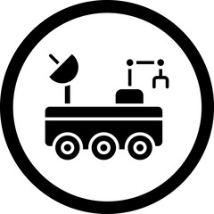 Moon Rover Icon Design