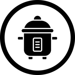 Rice Cooker Icon Design