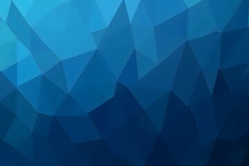 Fototapeta premium Abstract Geometric Blue Background Low Poly Design