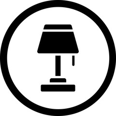 Desk Lamp Icon Design