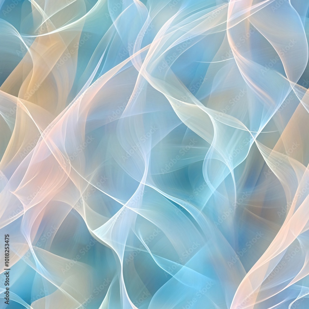 Poster tile image, an abstract background with soft, blended colors creating a tranquil effect