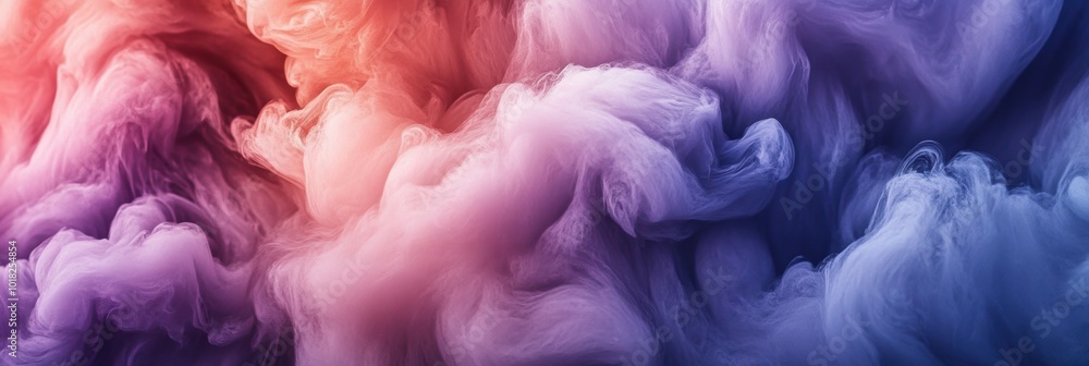 Aufkleber vibrant swirls of color, an abstract exploration of dynamic hues blending and transforming in a capt