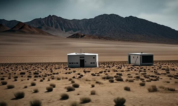 Military installations in Area 51.