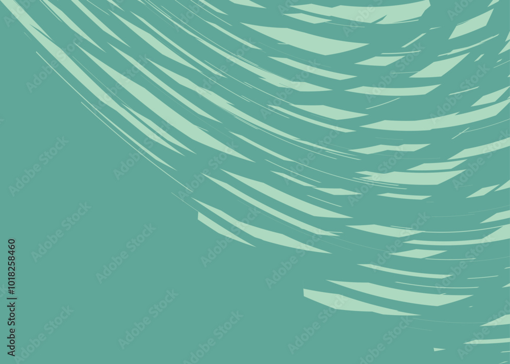 Poster abstract background with curved broken path pattern and with some copy space area