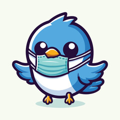 cute bird vector art and illastration