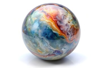 Misty marble pattern in gray tones, ideal for background use with a fisheye effect