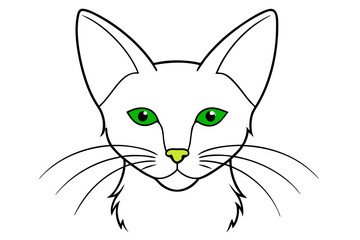 Artistic Cat Vector Design with Long Tail for Elegant Graphic Projects





