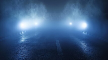 Headlights in the Fog