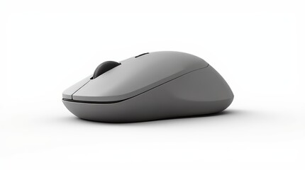 Gray Wireless Computer Mouse Designed for Ergonomic Comfort and Seamless Navigation at Home or Office