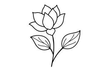 Stunning Nature-Inspired Botanical Art Coloring Sheet for Relaxation and Creativity
