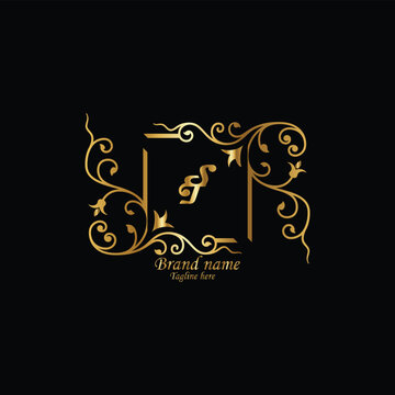 Web creative initial s j latter logo design with modern business vector template. luxury new  s j logo design. creative isolated s j monogram logo design with golden color