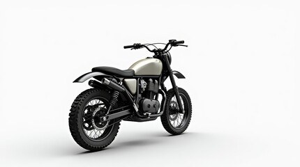 Obraz premium A Sleek Custom Motorcycle on Display in a Studio Setting Showcasing Modern Design and Craftsmanship