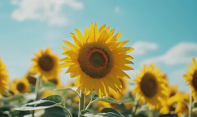 Fototapeta premium Dreamlike Landscapes and Mystical Gardens with Vibrant Flowers and Glowing Nature