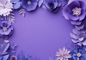 Photo of a minimalist purple background