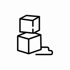 melting ices icon sign vector