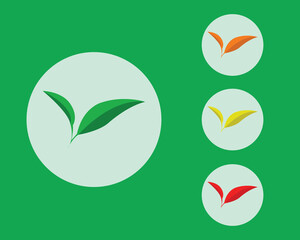 Tea leaf icon