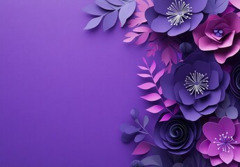 Photo of a minimalist purple background