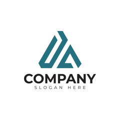 vector letter a logo premium template